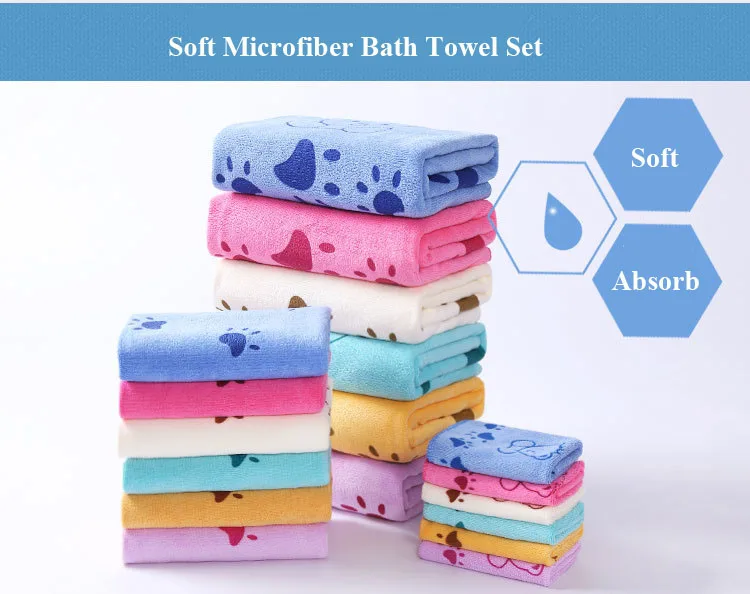 Multicolor Optional Wholesale Adult Microfibre Towel Set Home Hotel Coral Fleece Bath Towel