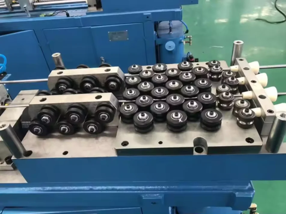 BOBO Machine copper and aluminum brake oil tube pipe line shown in a detail photo for this news article