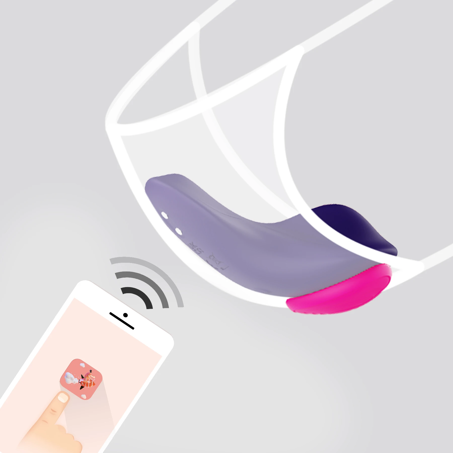WINYI 2023-2024 App Controlled Vibrator Men Ring Anal Plug  Masturbator Sex Toy Panty Wireless Wearable Vibrator for Woman