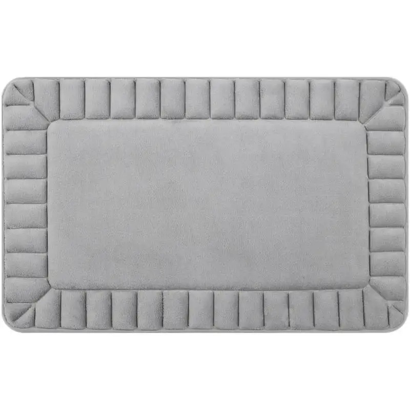 Popular High-Absorbency Memory Foam Bath Mat - Plush Bathroom Rugs and Mats for Enhanced Comfort, Ideal for Entrance, Bathroom, Living Room, and Kitchen, Soft and Non-Slip Floor Coverings