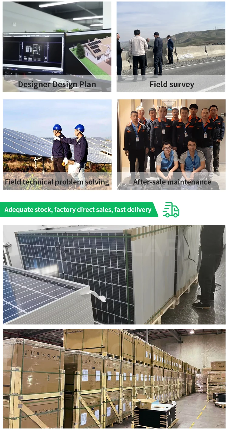 30Kw pv Hybrid Off Grid System 100kw 400kw Farm Solar Plants Power Energy Storage Full Kit with agricultural mounting system manufacture