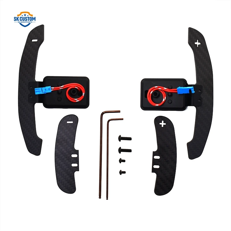 SK Custom Magnetic Shift Paddles For BMW G01 G05 G06 G20 G30 G80 X3M M8 F92 Steering Wheel Paddle