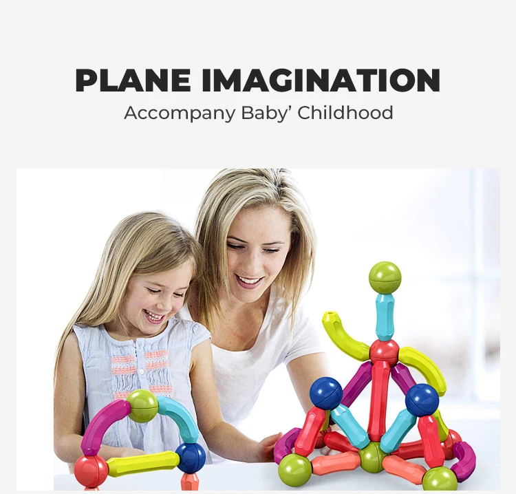 64pcs Baby Large Particles Plastic Building Blocks Kids Educational