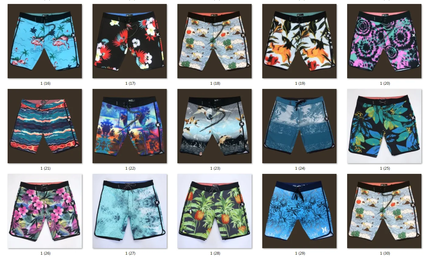 Waterproof Colorful Surf Board Shorts Wholesale Swim Shorts Mens
