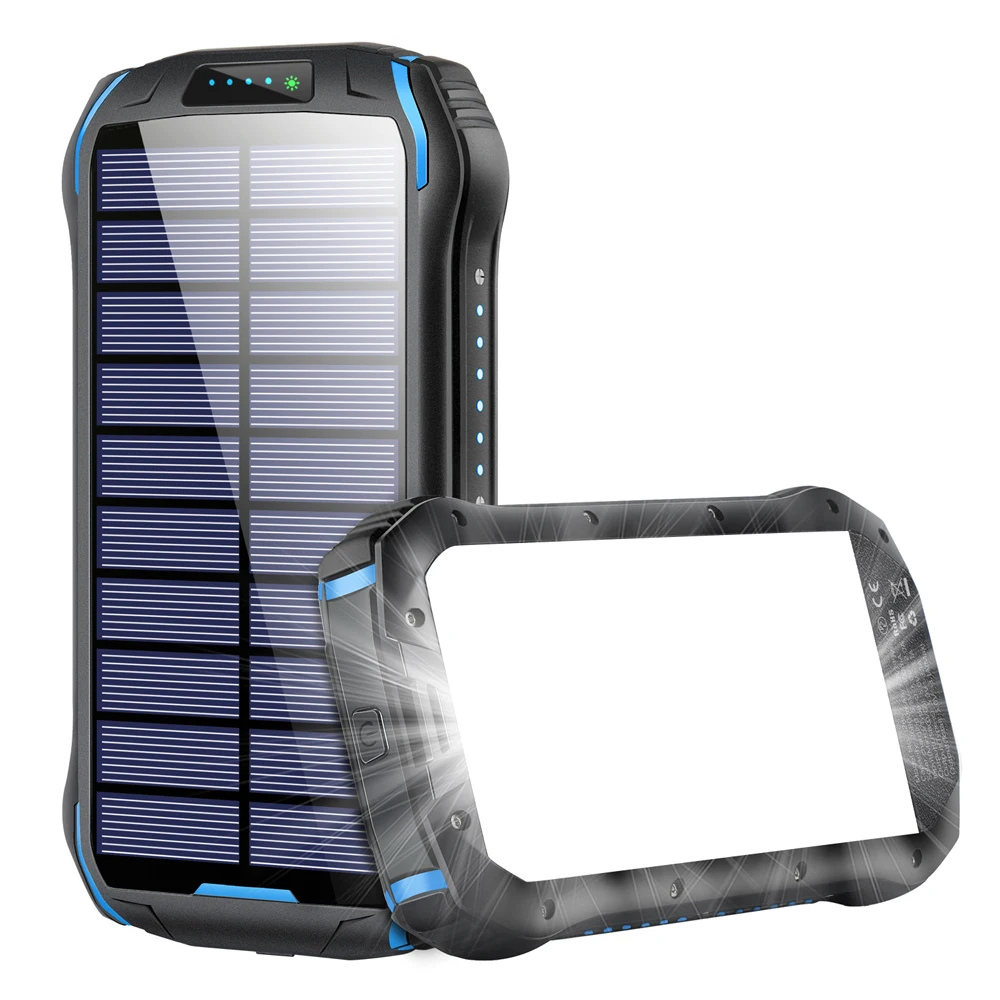 High Capacity Solar Power Bank 26800mah Portable Solution