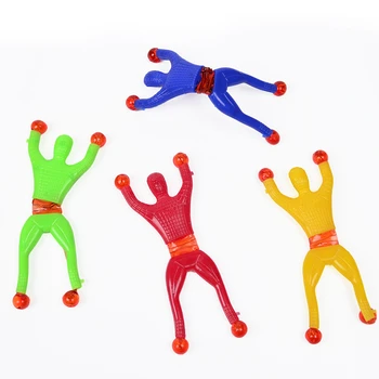 Wholesale cheap 2021 most welcome crawling sticky spiderman decompression toy office glass sticky toy