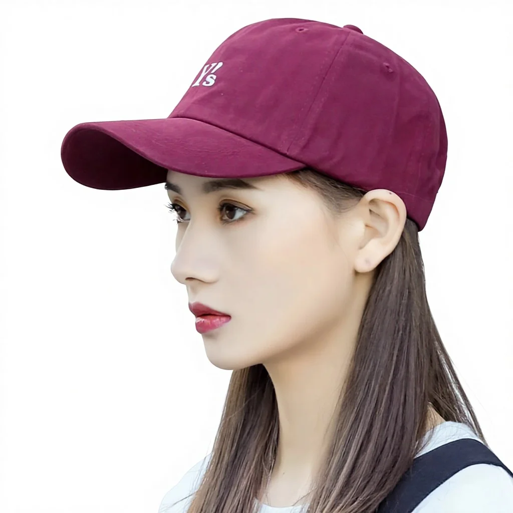 Van Saili Hat K158 2025 Casual Simple Letter Embroidered Cotton Baseball Cap for Men and Women Four Seasons Sunscreen Hair Hat