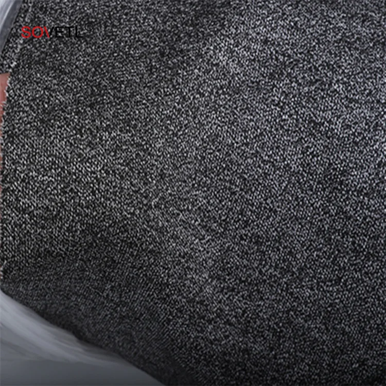 Uhmwpe Cutproof Fabric Level 5 Anti Cut Abrasion Resistant Stab Proof HPPE Cut Resistant HPPE UHMWPE Knitted Fabric for Sock