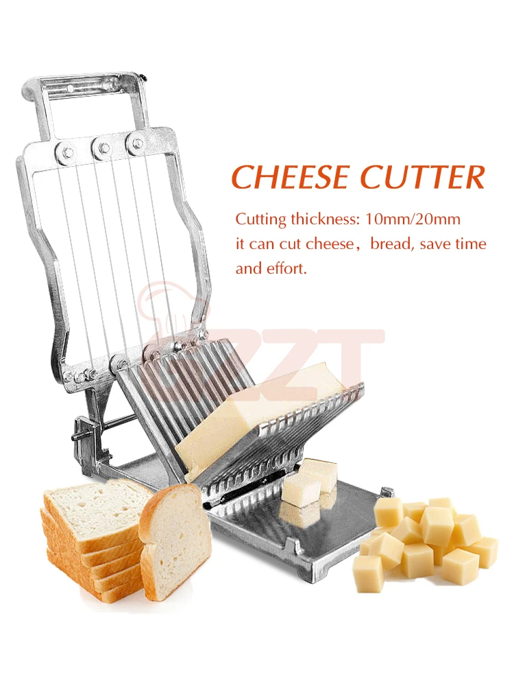 Block Cutter Cheese Bread Slicer Machine Cheese Block Wire Cutter Manual Cheese Cube Cutter Machine Slicer Wire