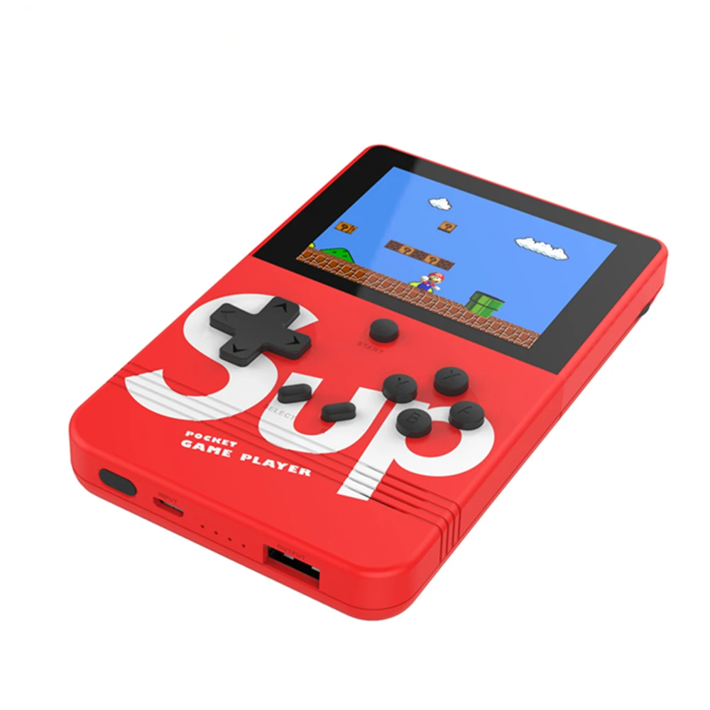 Портативная игровая консоль HD 2 в 1, портативная игровая мини-консоль с внешним аккумулятором 5000 мАч