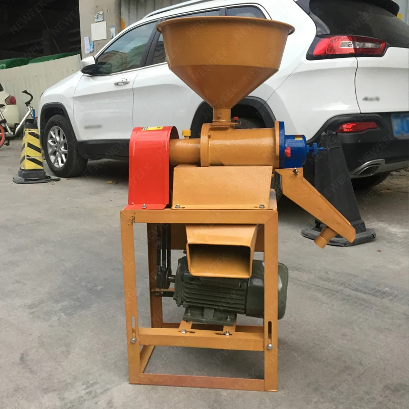 NEWEEK Portable Paddy Milling Machine Wheat Price Rice Huller Machine