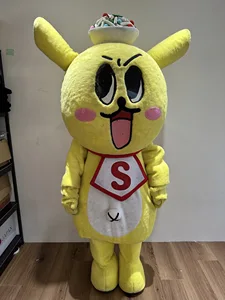 Shengye Mascotte Factory Oem Mascot Costume Rabbit Chef Dance Walking Effect Character Holiday Halloween Custom Mascot Costumes