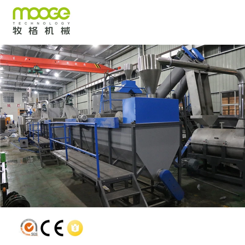 Pet Plastik Flasche Recycling Waschen Machine / Polyester Bottle Crushing Waschen Machine / Polyester Bottle Crushing Waschen Machine / Plastique Recyclage de Ligne