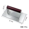 Rectangular Hamburger Press with Beech Handle