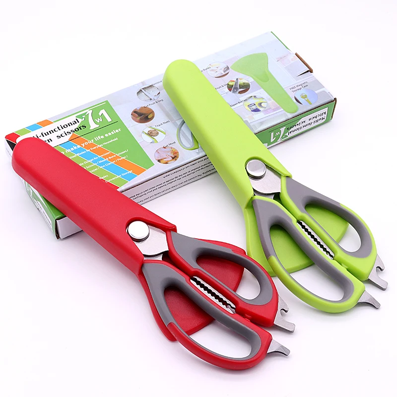 Fridge Multipurpose Kitchen with Magnetic Holder Cover Chicken Bone Cutting Bone Scissors Take Apart Kitchen Shears