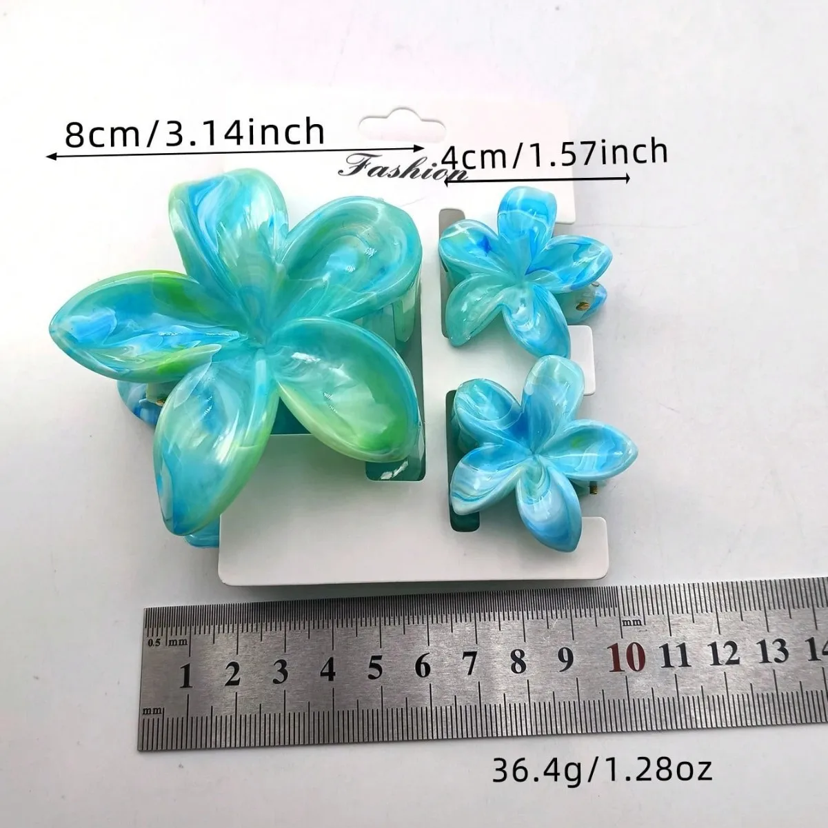 13 NEW Colorful Hair Claw Clip Set Vibrant Hair Styling & Secure Hold | Trademark Beauty Claw  main image 2