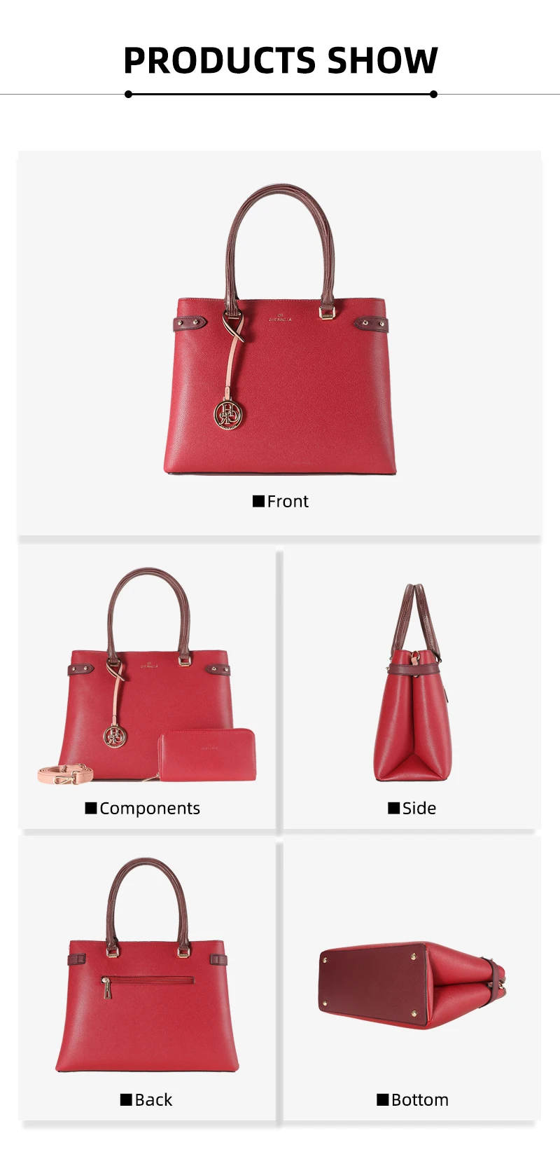 Susen Chrisbella 2023 New Handbags Custom Hand Bags Pu Leather ...
