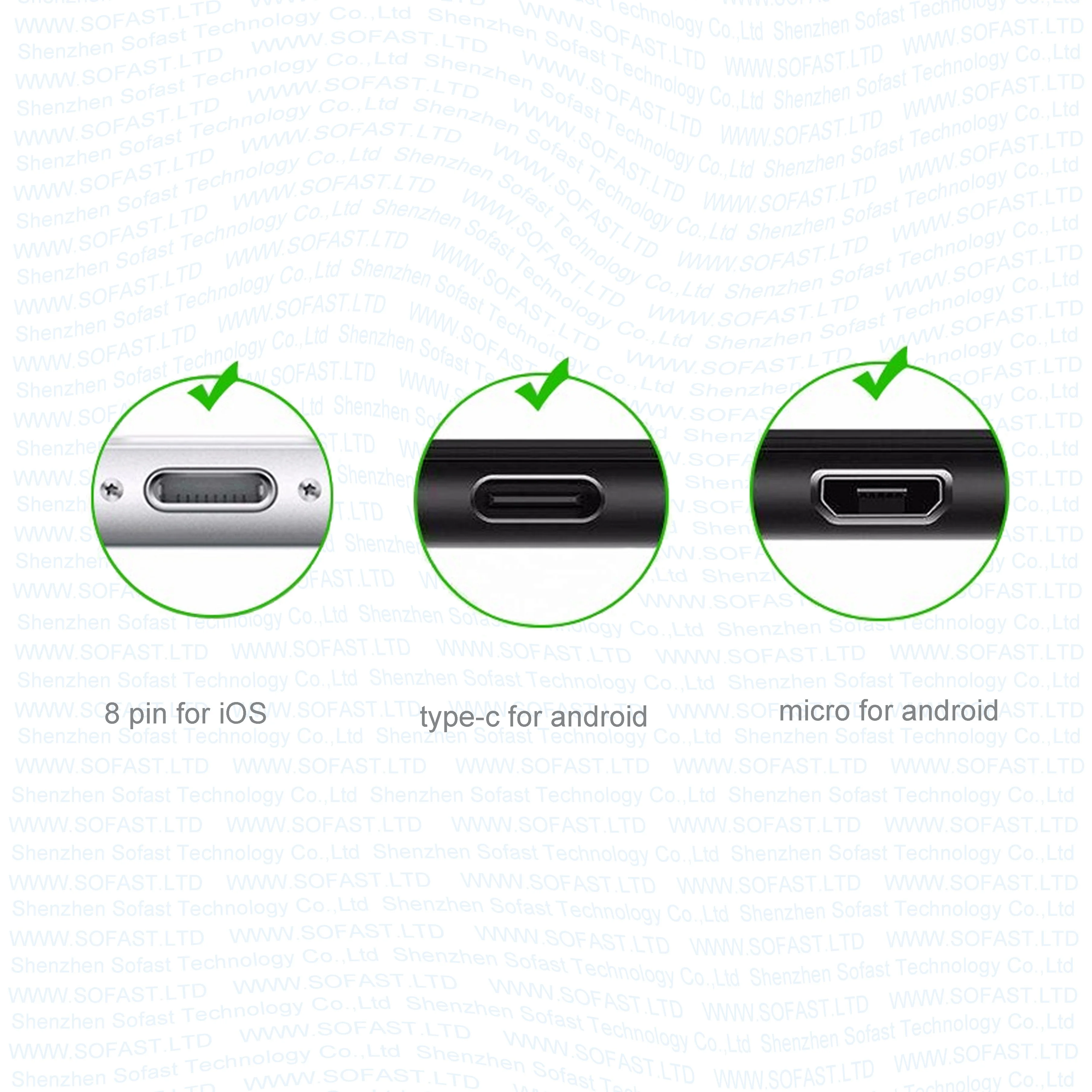 Portable Keychain USB Cable for Android Phones Super Data Transfer and Fast Charging Nylon Braided Keychain Portable