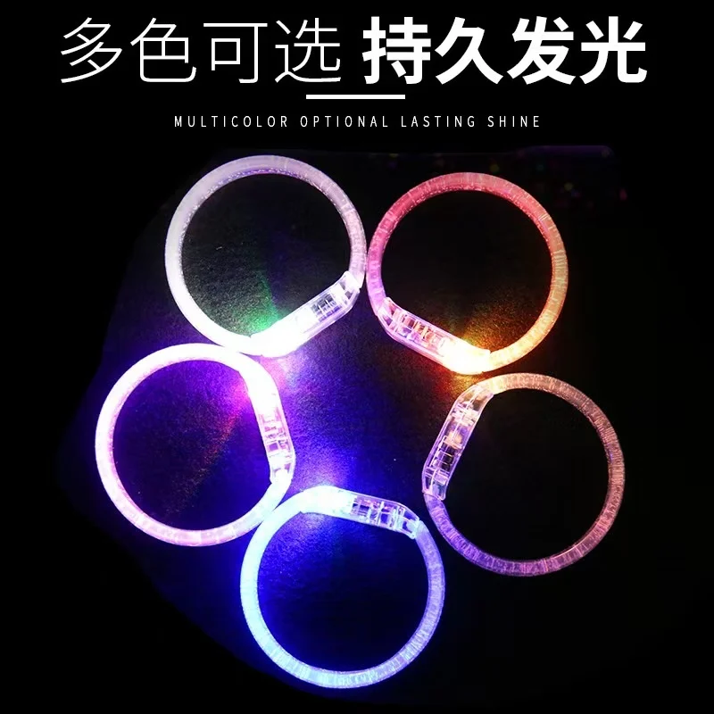 LED Luminous Bubble Wristband Music Festival Luminous Wristband Support Night Wristband LOGO Customization preview 2