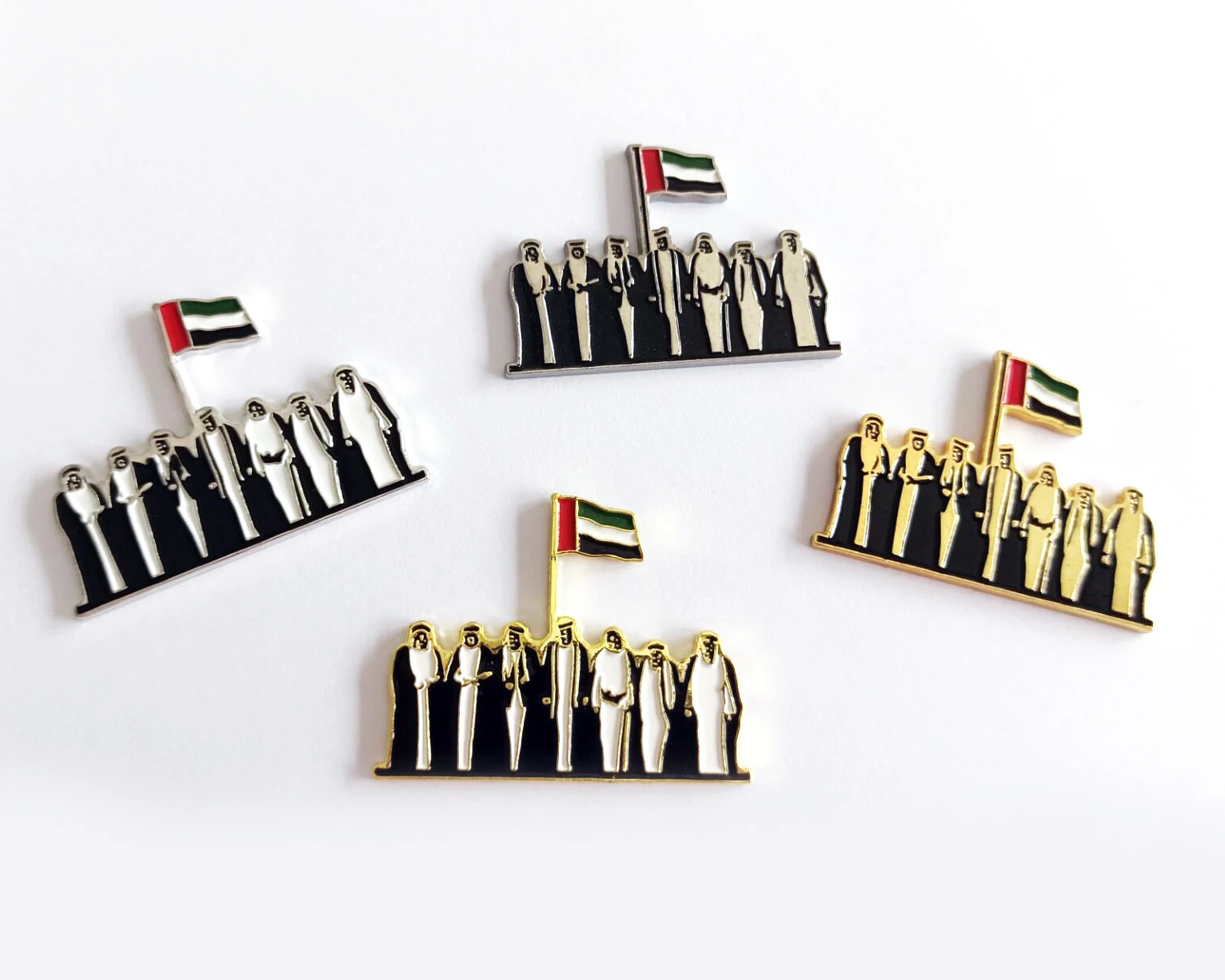 Wholesale Cheap Medal Pin Uae Map Shape Lapel Pin Badge Custom Soft ...