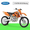 Ktm 450 sx da corsa arancione