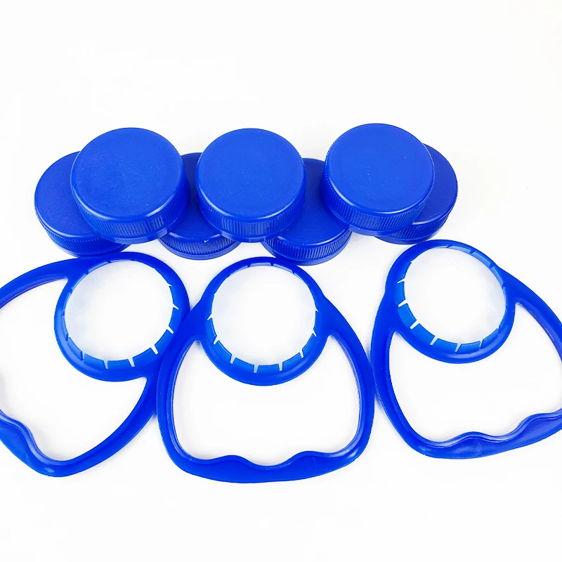 Free Samples of Plastic Water Bottle Handles PE PP Material 28mm 30mm 38mm 46mm Sizes for PET Bottles Lids & Closures