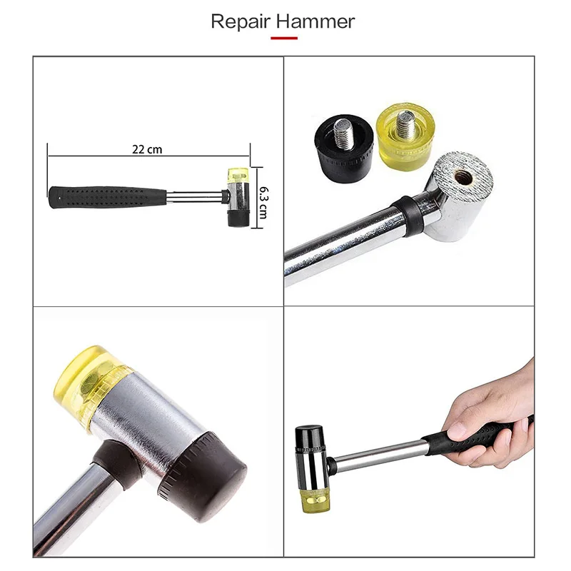 Automotive Door Ding Dent Hammer Glue Gun Repair Kits For Car Hail