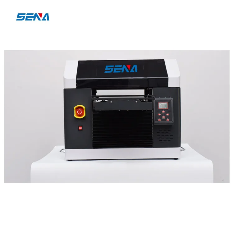 Small UV Printer 3045 with Epson Nozzle A3 A4 Format UV Flatbed Inkjet Printer for ID Card Phonecase Acrylic DIY Pattern Sticker
