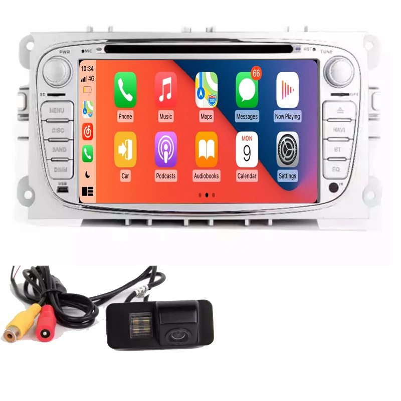 Android 11 Car Dvd Player for Ford Mondeo C Max S Max Radio Wifi 3G BT SD OBD Mirror Link Can Bus Steering Wheel Control