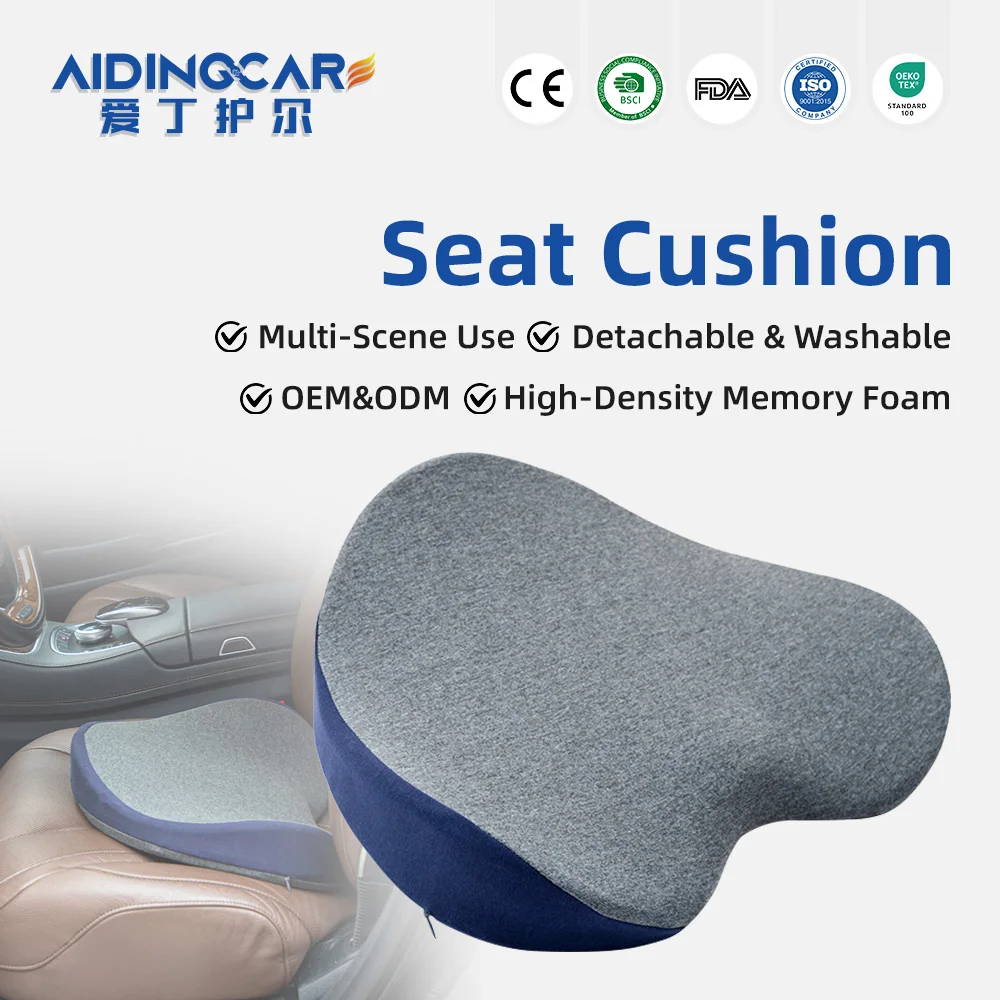 Wholesale Seat Cushions Memory Foam Adjustable Straps Removable Washab - product detail 1