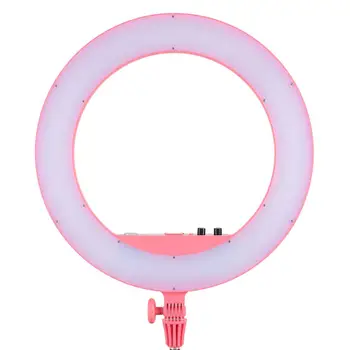 Godox LED Ring LIght LR160 Pink 3300-8000K for Live Portrait Shooting Catchlight