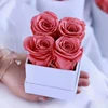 4 rose in Square box