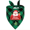 Étiquette de Noël verte