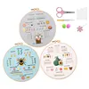 Ensemble de broderie 3 pièces avec outils 2