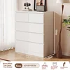 Assemblaggio fai-da-te, scaffale a quattro livelli con cinque cassetti, pannello rinforzato e migliorato, design caldo