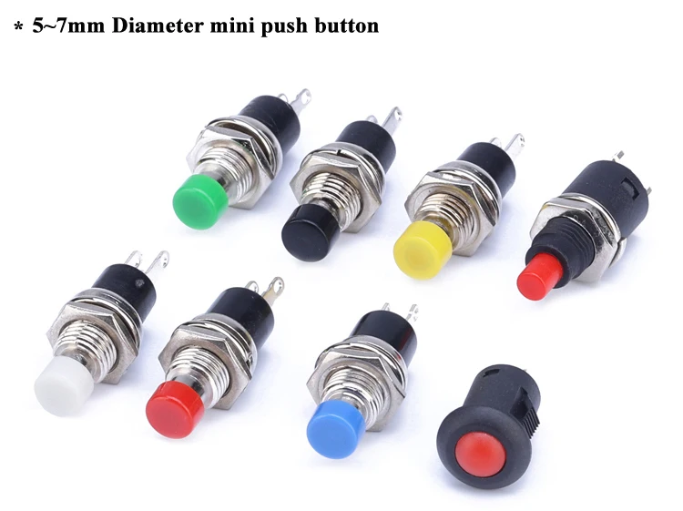 12 Volt Emergency Push Button Switch 16mm 1no1nc Push Button Switch ...