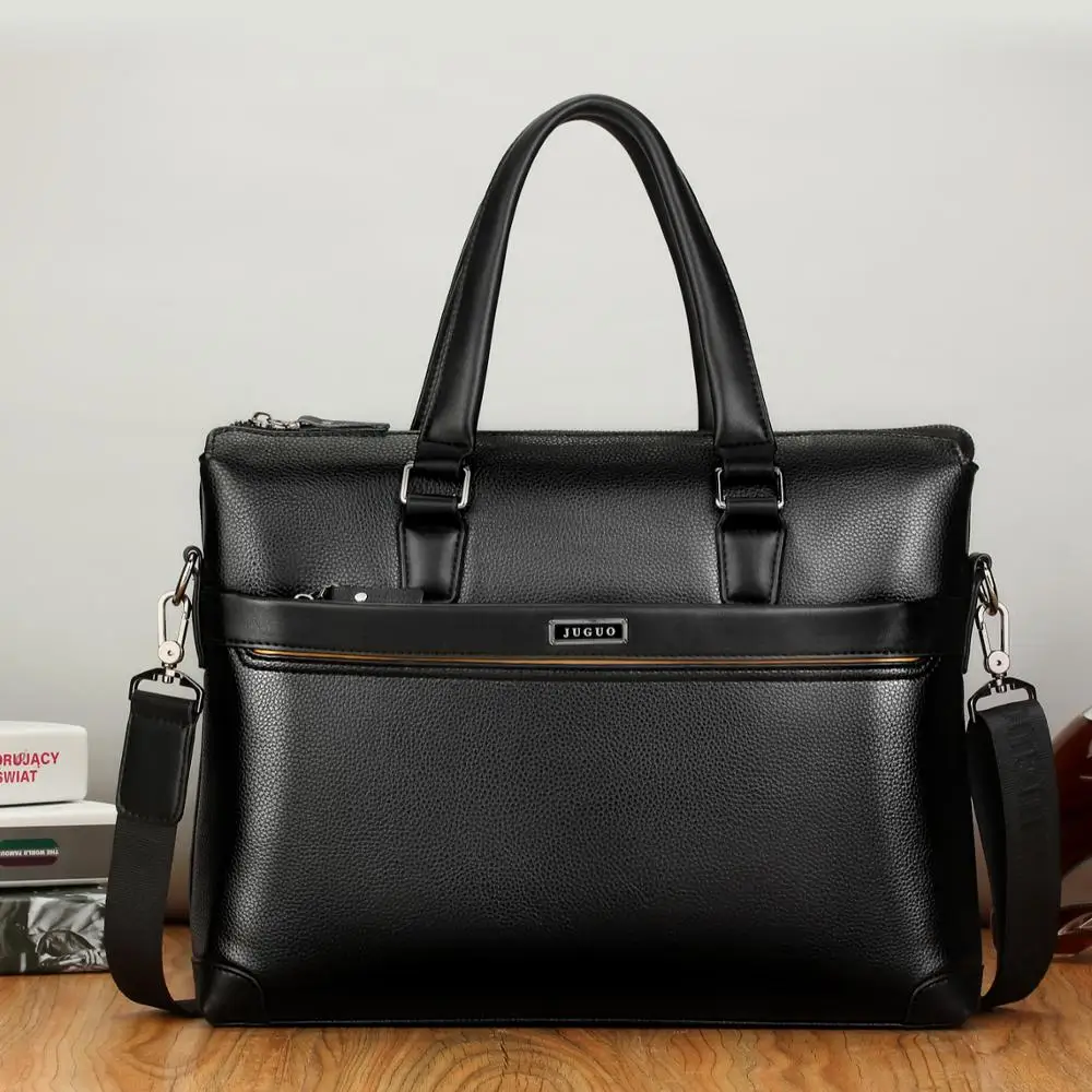 Men’s Fashion Travel Laptop Bag high grade business Leather Case Briefcase men’s handbag