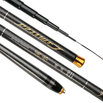 carbon fiber 3.6-7.2m ultra hard telescopic fishing rod Telescopic Carbon Fiber Fishing Rods 3.6-7.2m for Freshwater Carp Fishing –  Ultra Lightweight, Durable & Portable