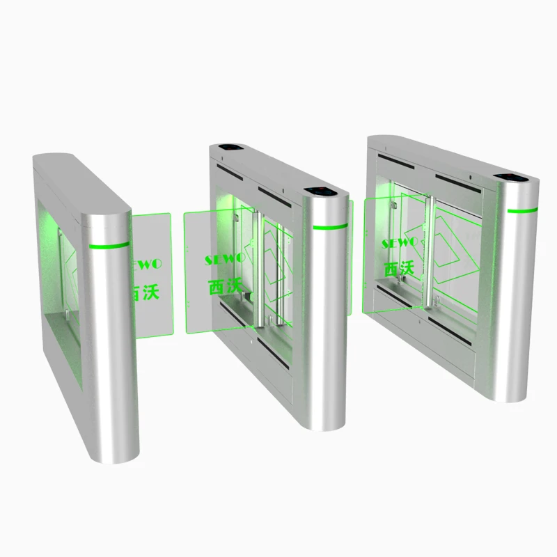 SEWO Electronic Automated Anti Tailgating Security Access Gates 600mm Wide Channel Speed Gates