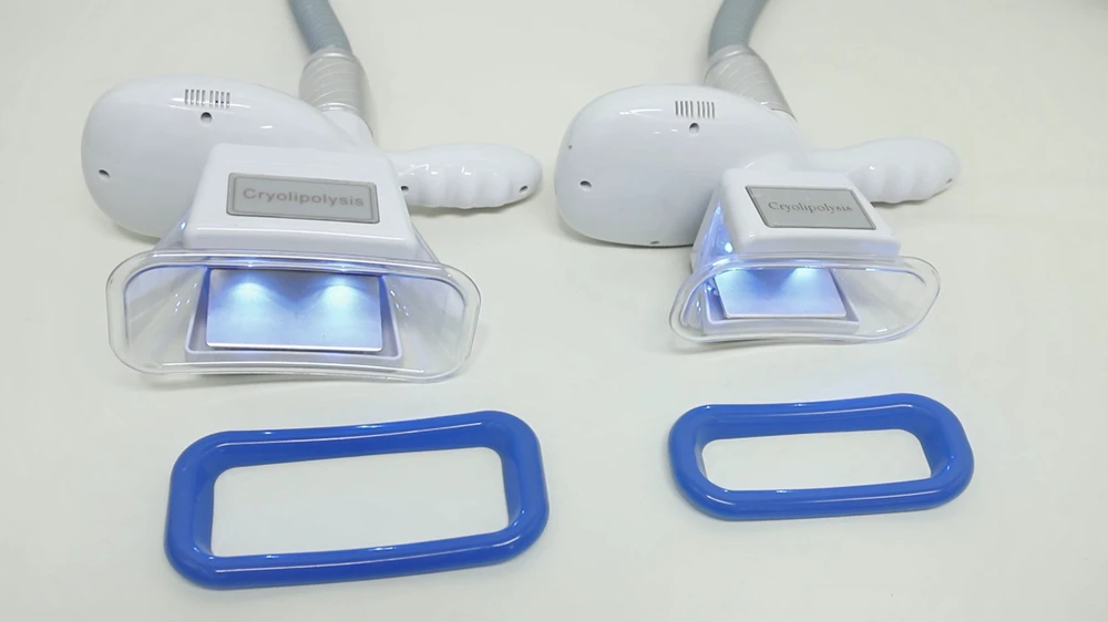 Portable 2 Handle Work at the Same Time Cryotherapy Fat Freezing Cryolipolyse Slimming Machine