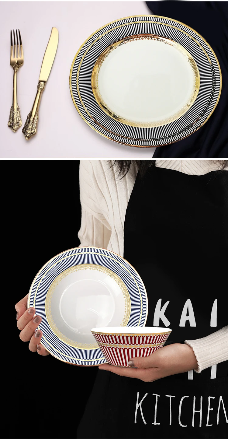 Handmade Bone China Plates Wholesale Porcelain Dinner Sets Dinnerware