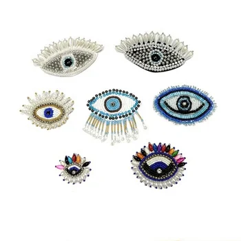 Crystal Handmade Bead Powder Drill Eyes Cloth Patch Clothing Shoes Hat Bags Decorative Accessories