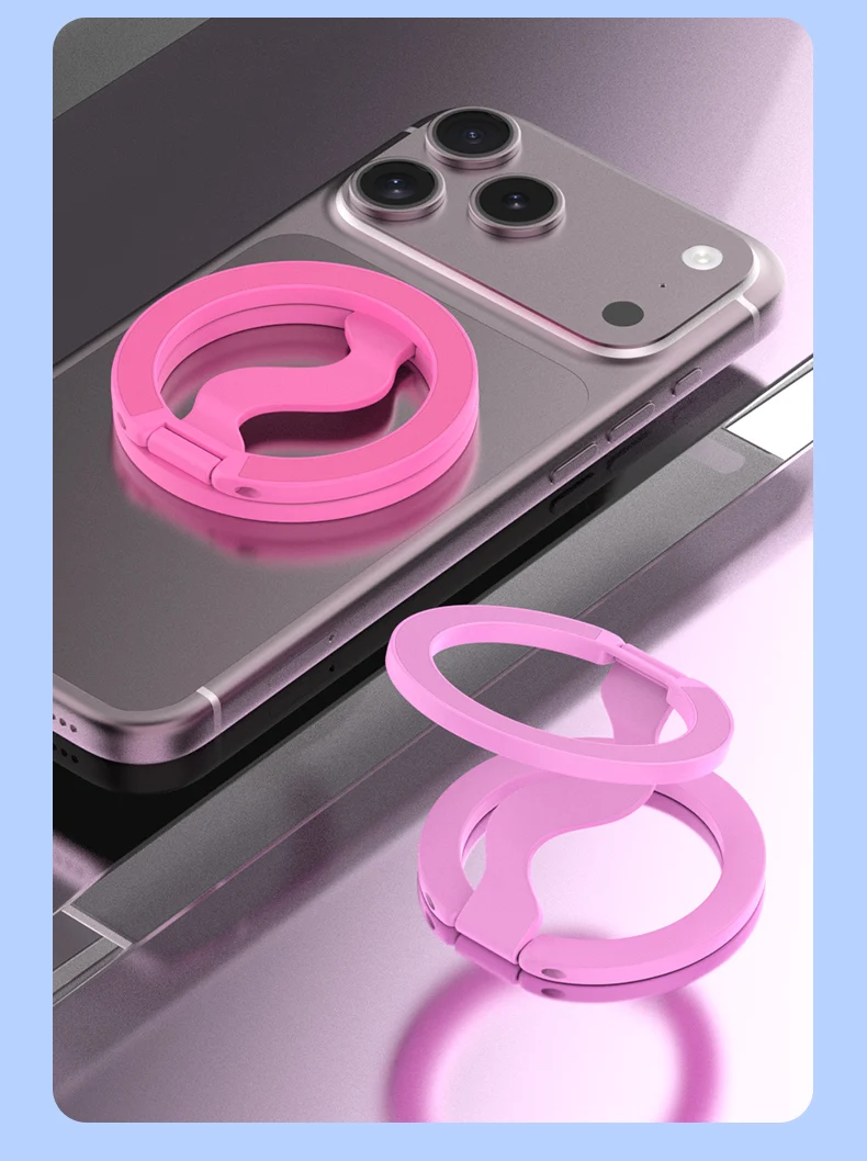 Strong Magnet Phone Stand Height Adjustable Flexible Bendable Waterproof Rust Resistant for Desk Office Use