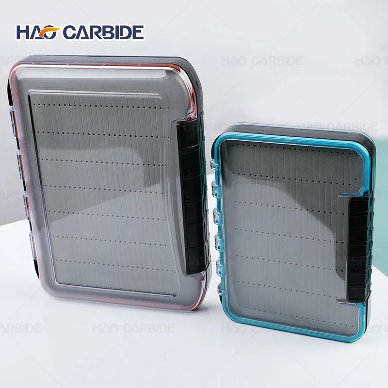 High Quality Large Fishing Tackle Box Orange Rubber Waterproof Double High quality large fishing tackle box orange rubber waterproof double
