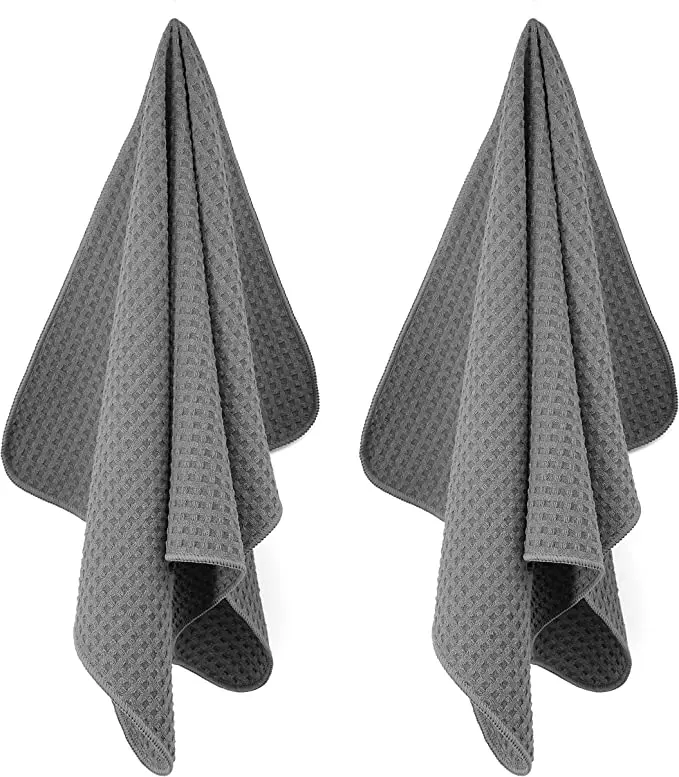 Wholesale Price Premium Kitchen Waffle Towel Sublimation Embroidery