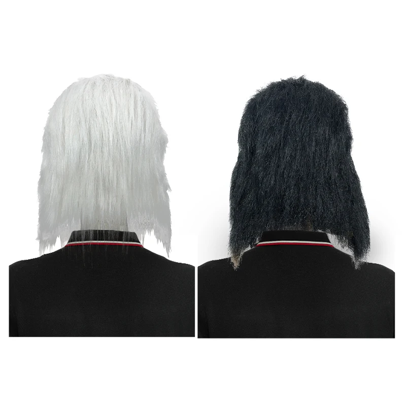 Pretty Realistic Dog Full Face Mask  Animal Headgear Costume Latex Poodle Mask Christmas Party Masks