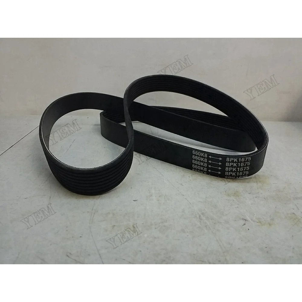 For Volvo Excavator EC480 Air Conditioning Belt 8PK1675 3