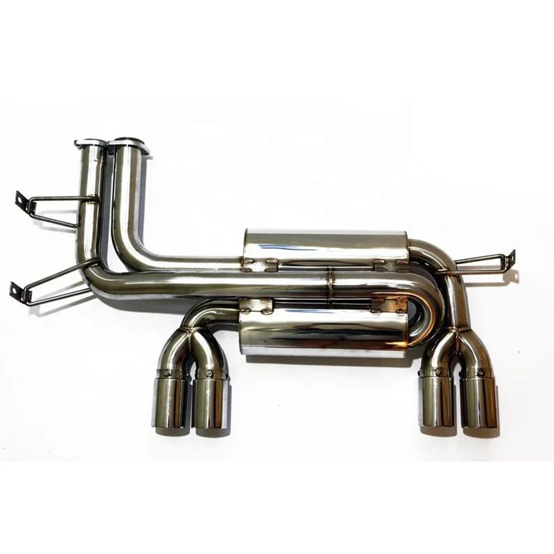 DUAL CATBACK AXLE BACK STAINLESS 2.5" EXHAUST MUFFLER 2.75" TIP for 01-06 BMW E46 M3