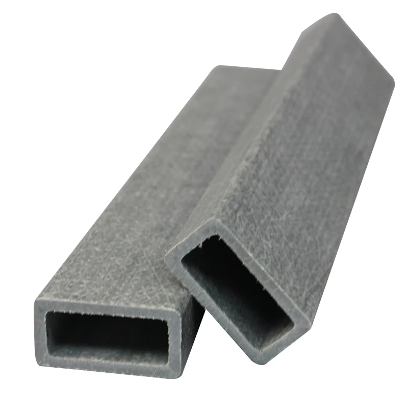 Customized Pultruded Fiberglass Rectangular Tubing Reinforce Plastic  square FRP Tubing