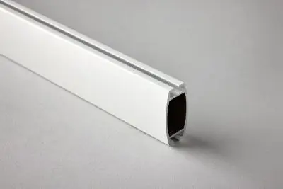 Home Decor zebra Blinds Bottom Rail,optional Bottom Rail End Cap for Roller Blinds,modern Roller Blinds Oval Bottom Rail